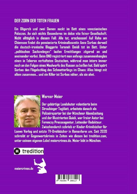 Rückseitencover DER ZORN DER TOTEN FRAUEN