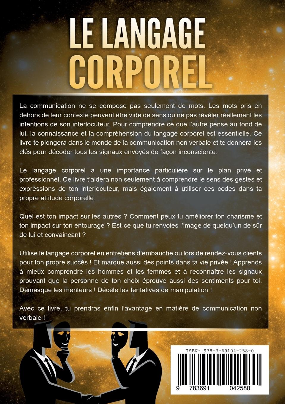 Rückseitencover Le Langage Corporel