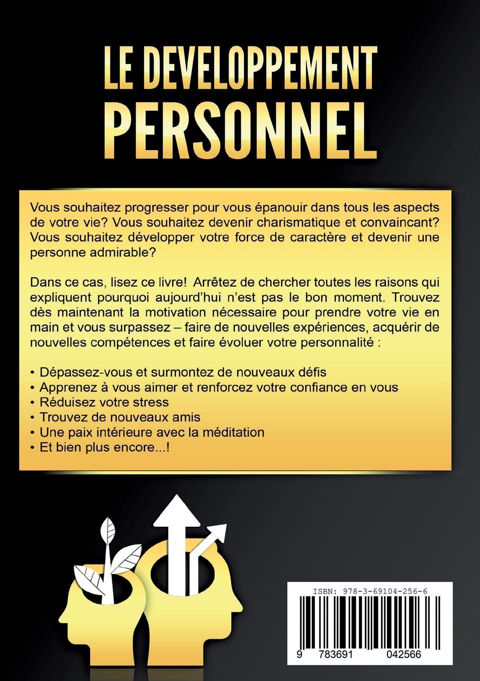 Rückseitencover LE DEVELOPPEMENT PERSONNEL - Plus de succès et de bonheur dans votre vie