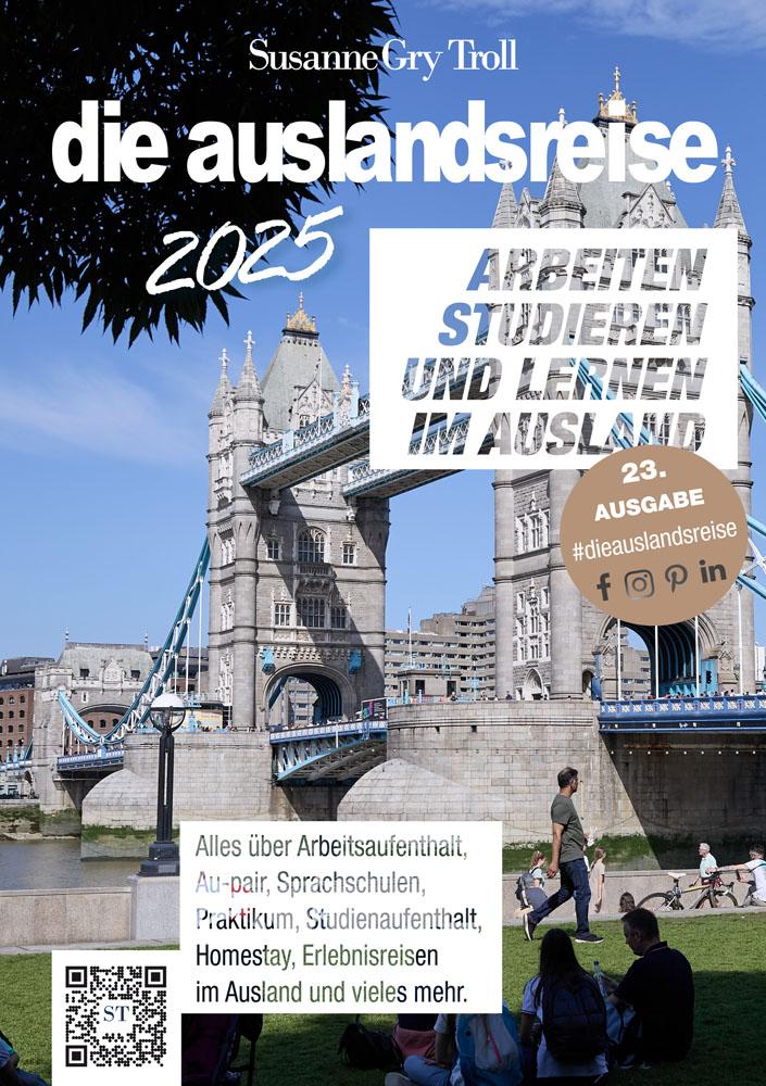 Vorderes Coverbild die auslandsreise 2025