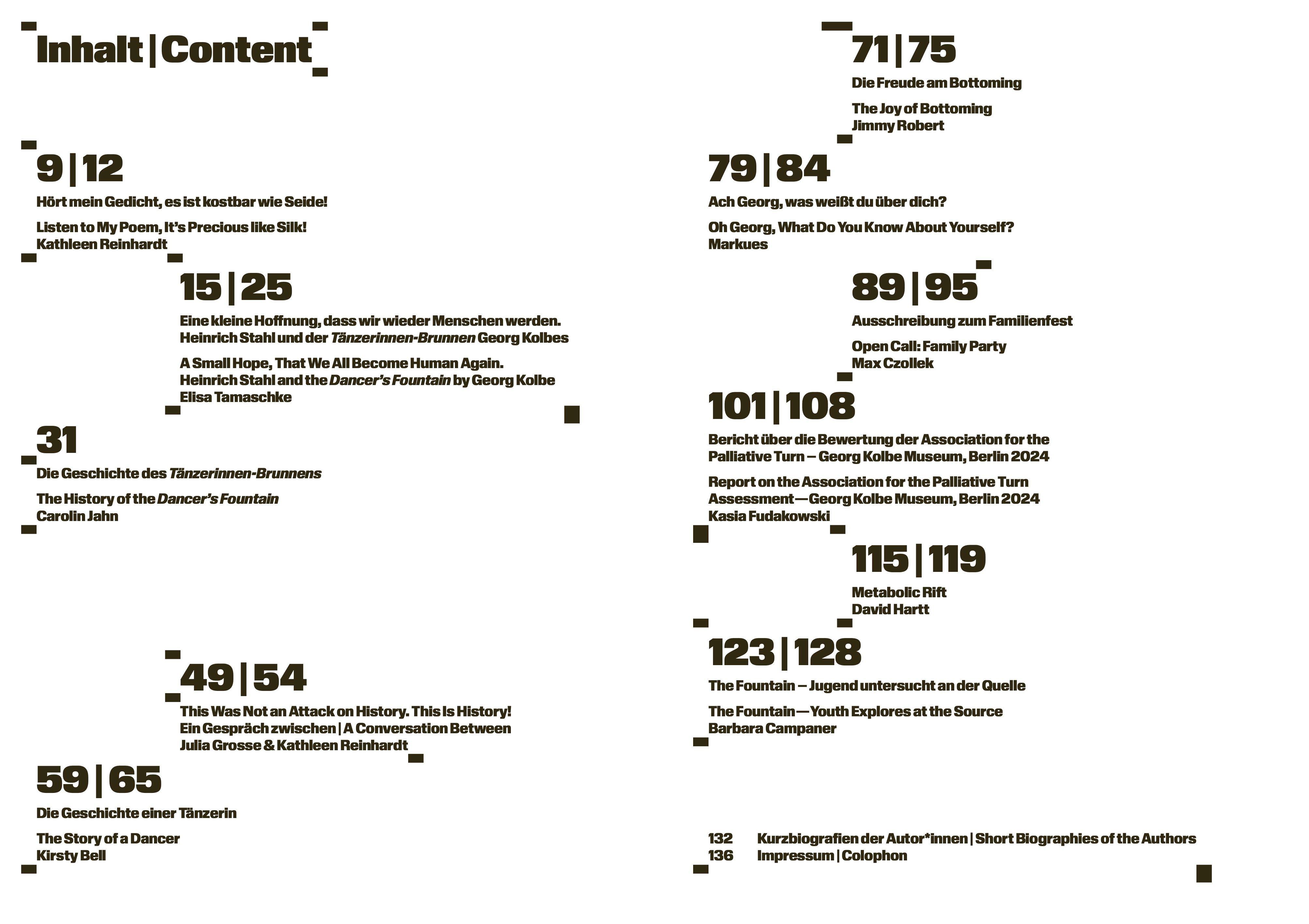 Beispielinhalt (Bild) Der Brunnen / The Fountain