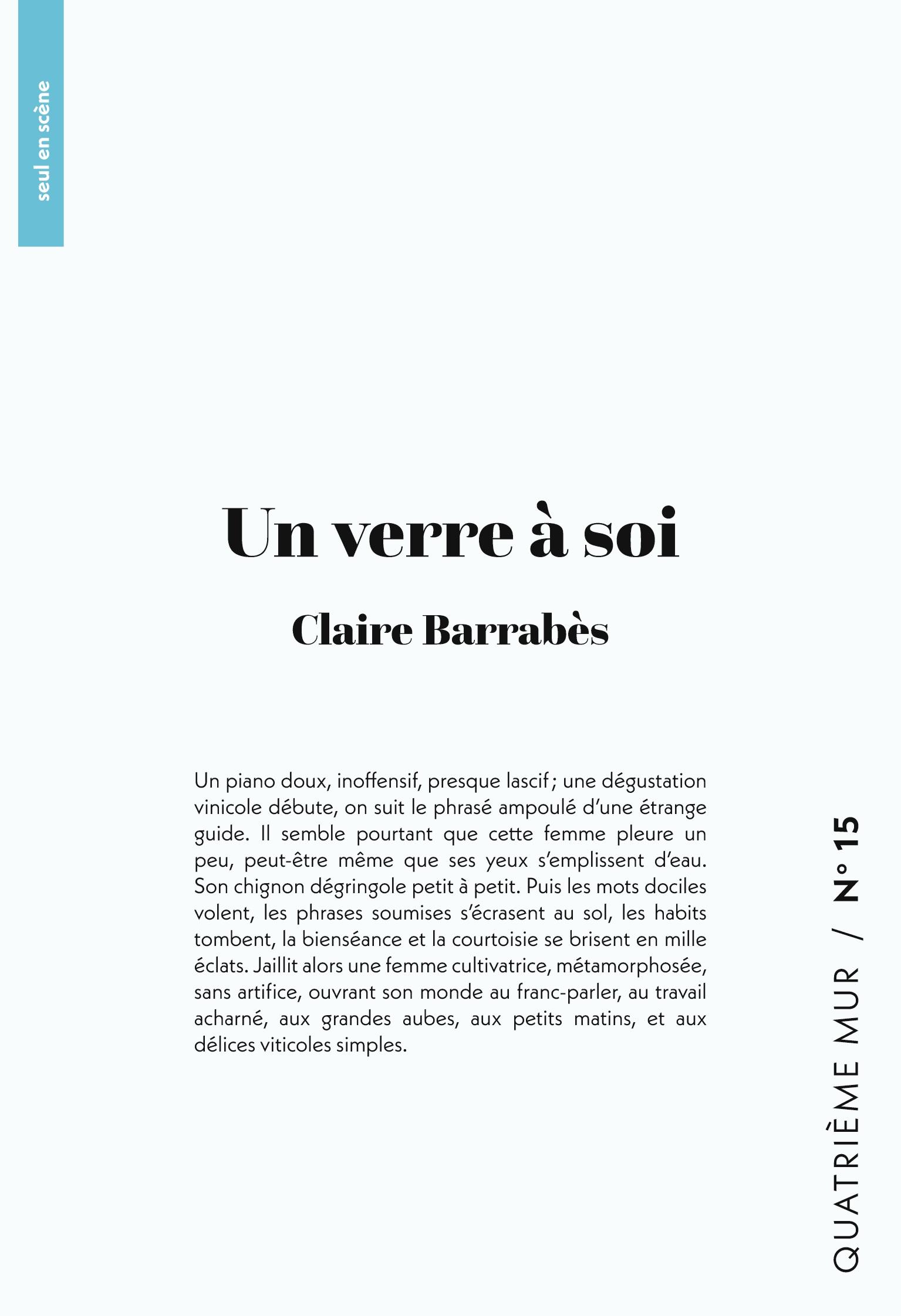 Vorderes Coverbild Un verre à soi