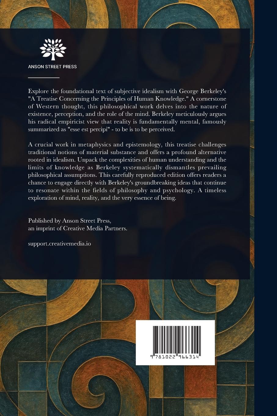 Rückseitencover A Treatise Concerning the Principles of Human Knowledge