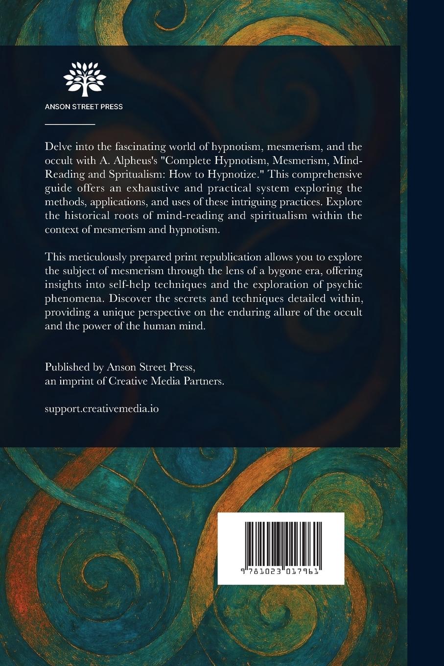 Rückseitencover Complete Hypnotism, Mesmerism, Mind-Reading and Spiritualism