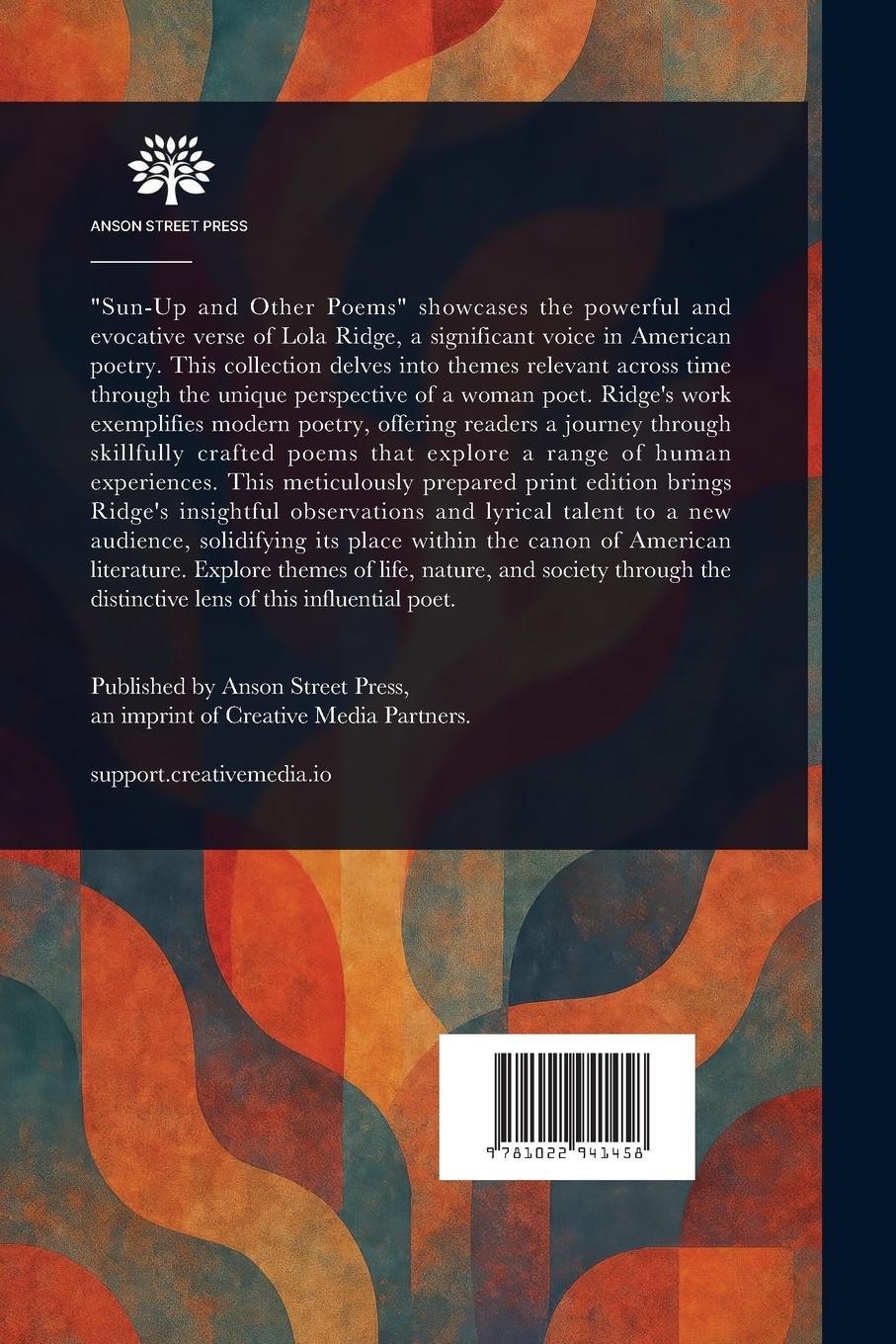 Rückseitencover Sun-Up, and Other Poems