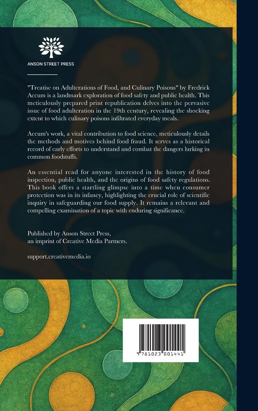 Rückseitencover A Treatise on Adulterations of Food, and Culinary Poisons