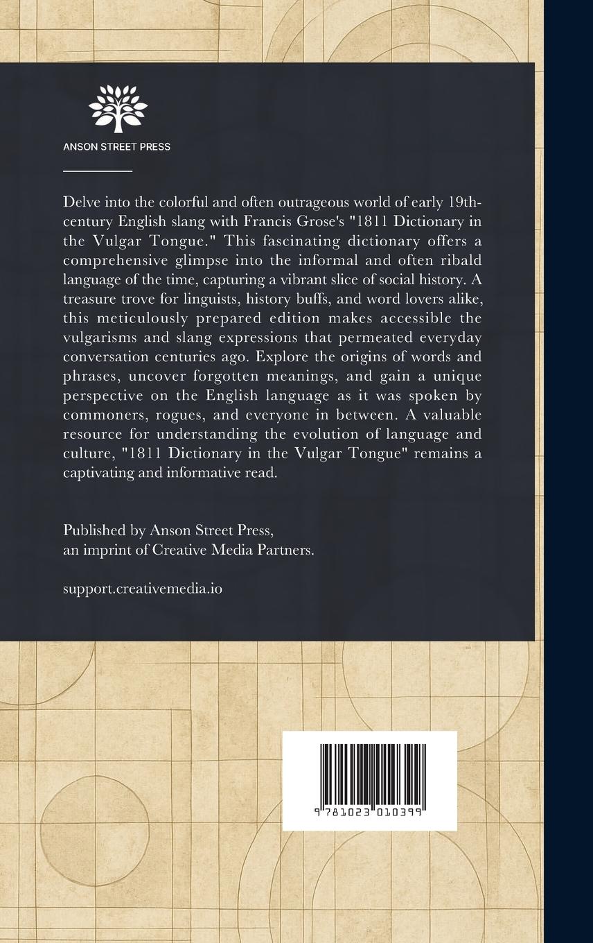 Rückseitencover 1811 Dictionary of the Vulgar Tongue