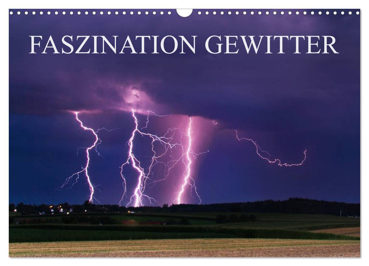 Vorderes Coverbild Faszination Gewitter (Wandkalender 2026 DIN A3 quer), CALVENDO Monatskalender