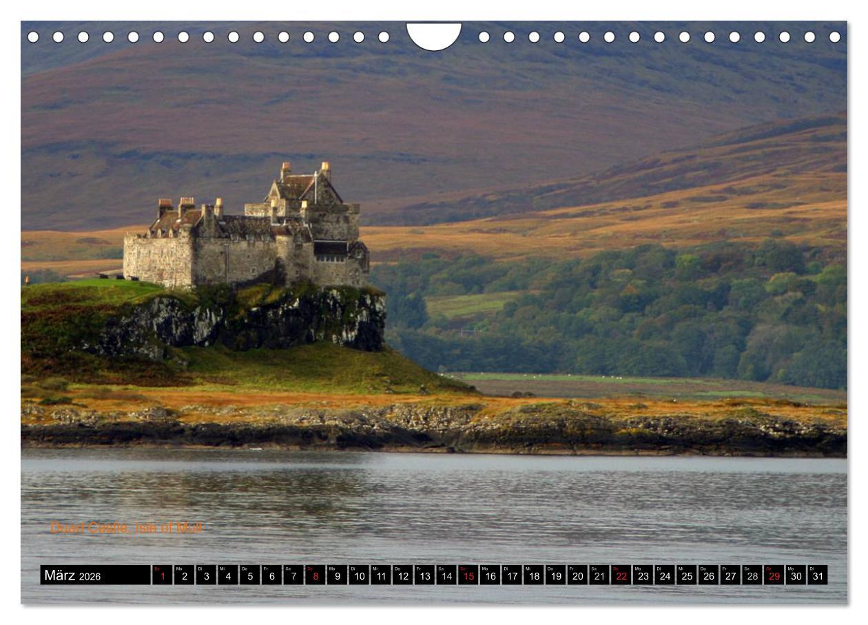 Beispielinhalt (Bild) Schottland und Edinburgh (Wandkalender 2026 DIN A4 quer), CALVENDO Monatskalender