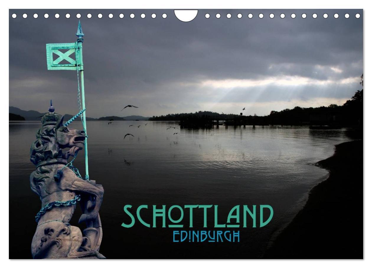 Vorderes Coverbild Schottland und Edinburgh (Wandkalender 2026 DIN A4 quer), CALVENDO Monatskalender