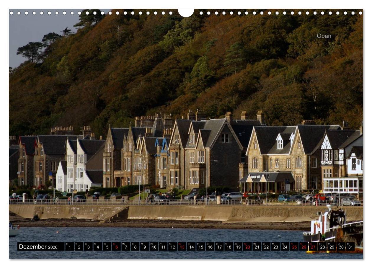 Beispielinhalt (Bild) Schottland und Edinburgh (Wandkalender 2026 DIN A3 quer), CALVENDO Monatskalender