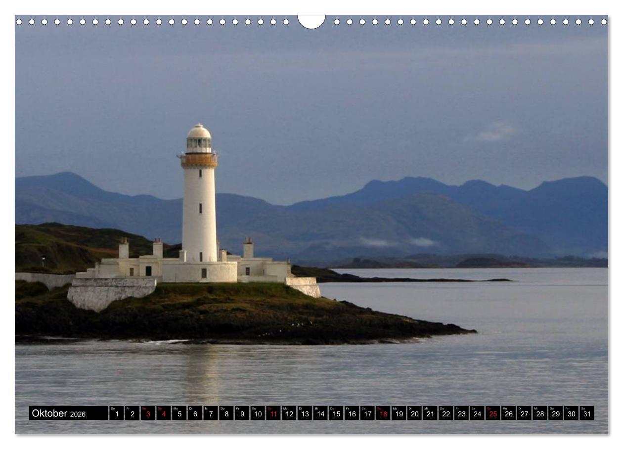 Beispielinhalt (Bild) Schottland und Edinburgh (Wandkalender 2026 DIN A3 quer), CALVENDO Monatskalender