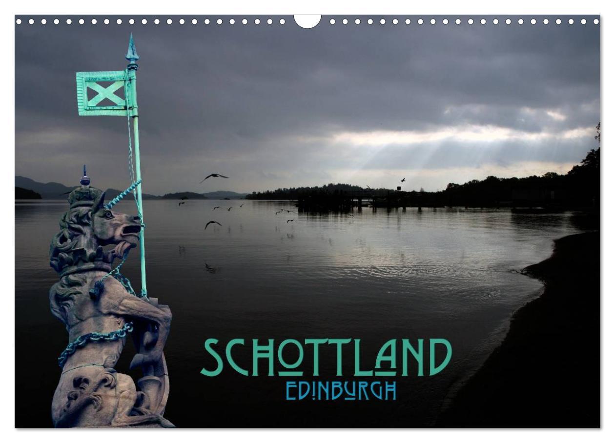 Vorderes Coverbild Schottland und Edinburgh (Wandkalender 2026 DIN A3 quer), CALVENDO Monatskalender