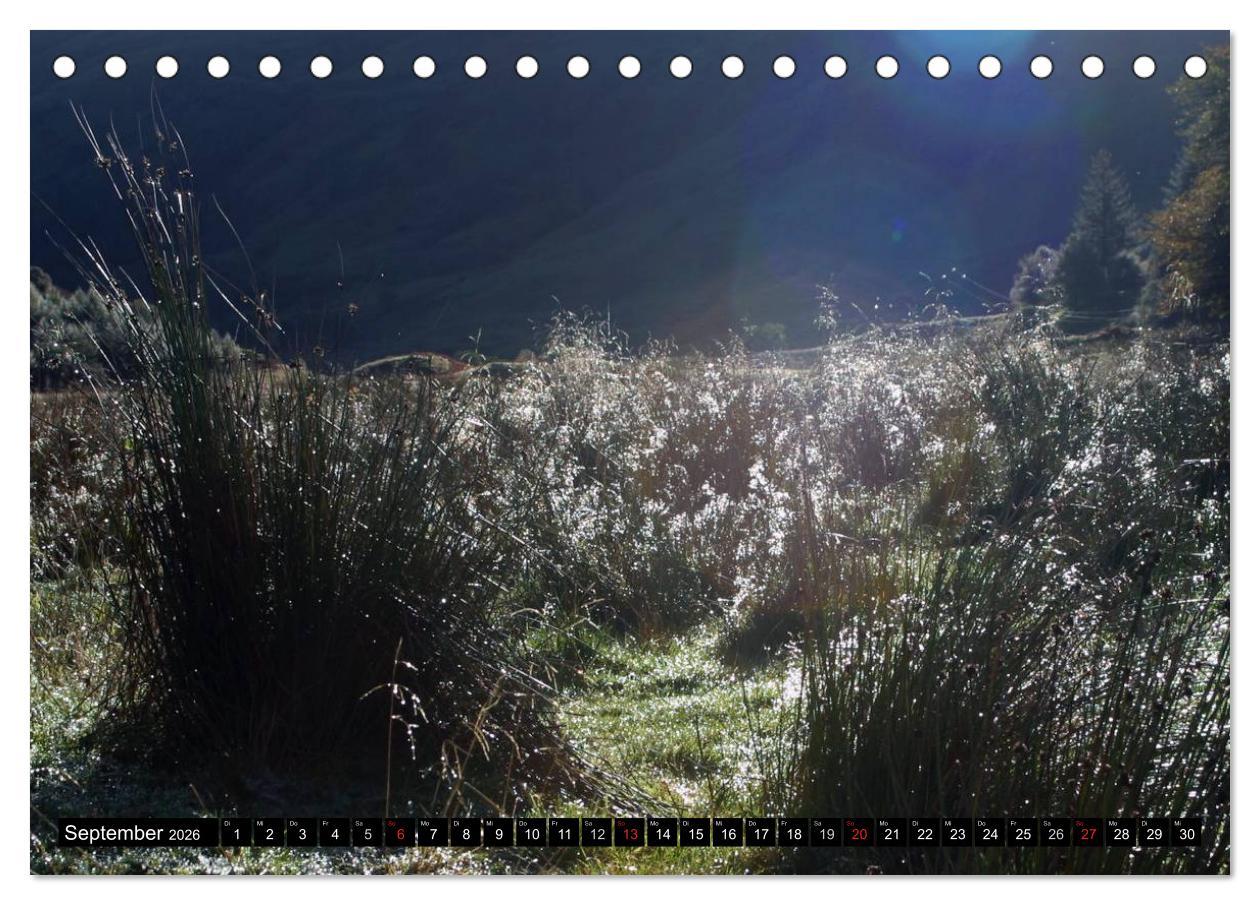 Beispielinhalt (Bild) Schottland und Edinburgh (Tischkalender 2026 DIN A5 quer), CALVENDO Monatskalender