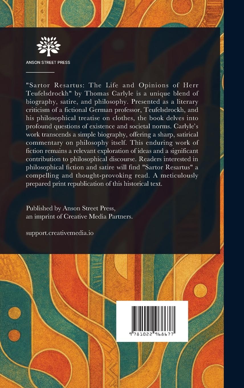 Rückseitencover Sartor Resartus