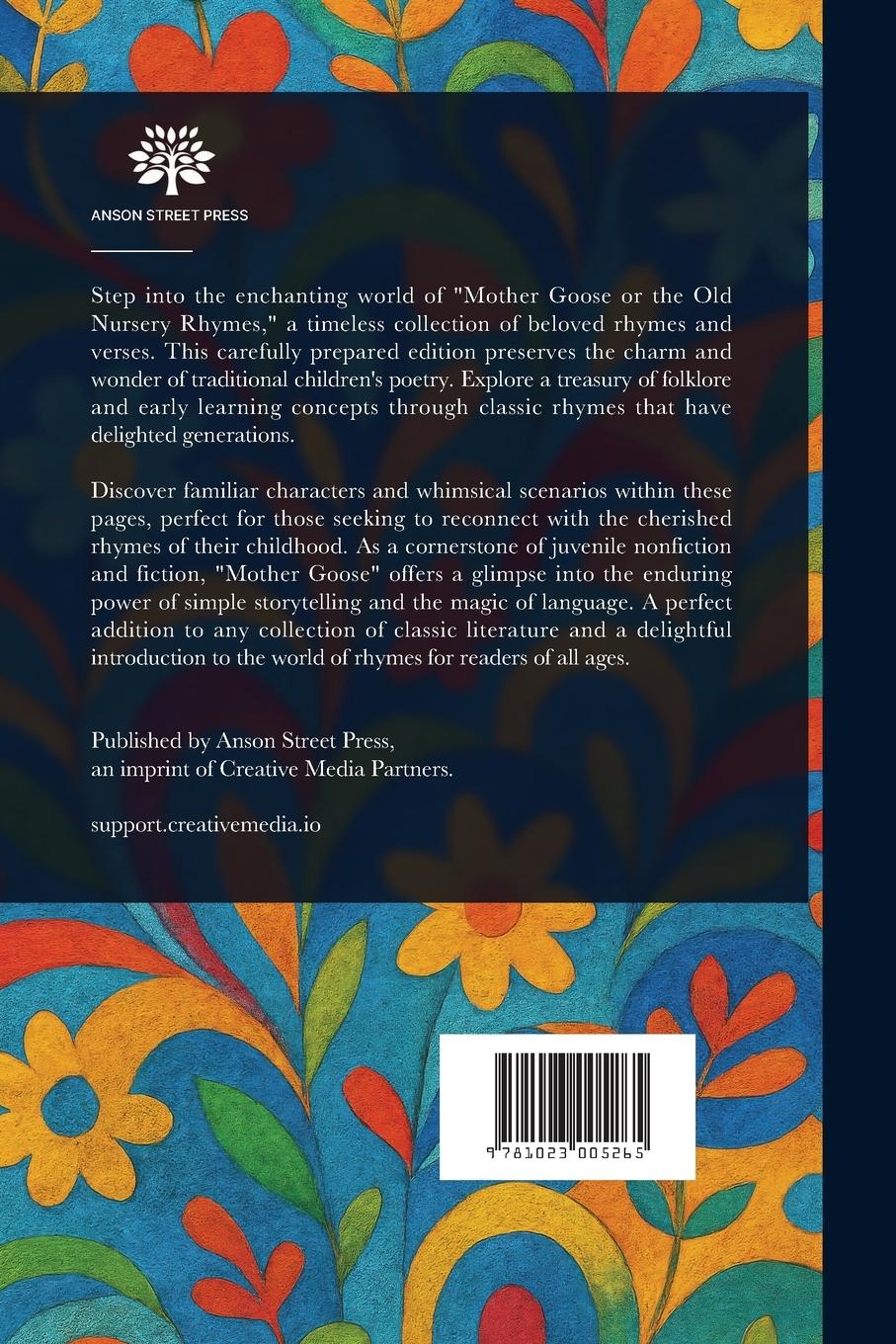 Rückseitencover Mother Goose or the Old Nursery Rhymes