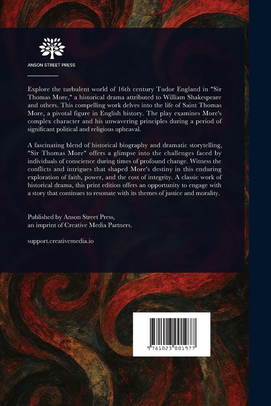 Rückseitencover Sir Thomas More