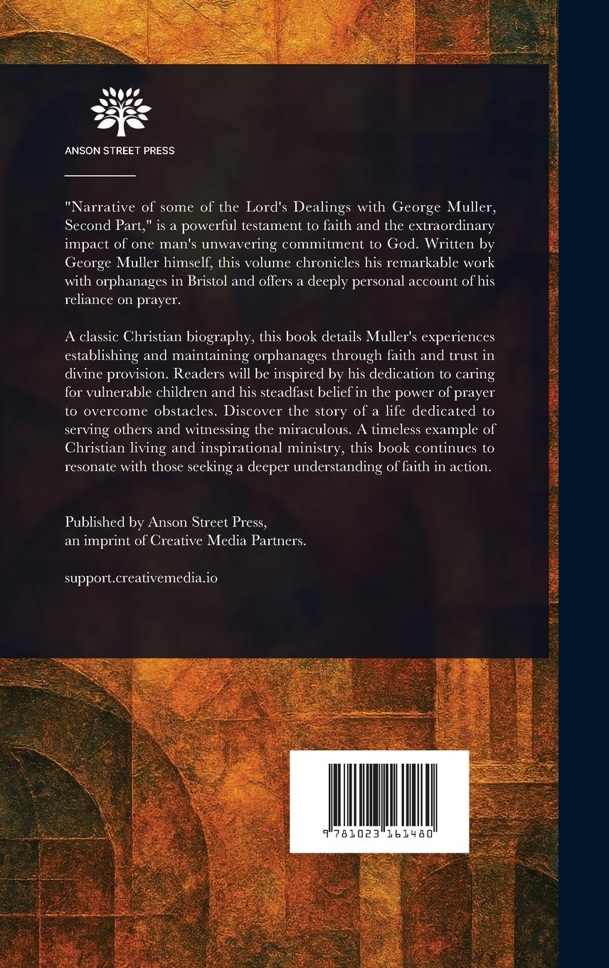 Rückseitencover A Narrative of Some of the Lord's Dealings With George Müller. Part 2