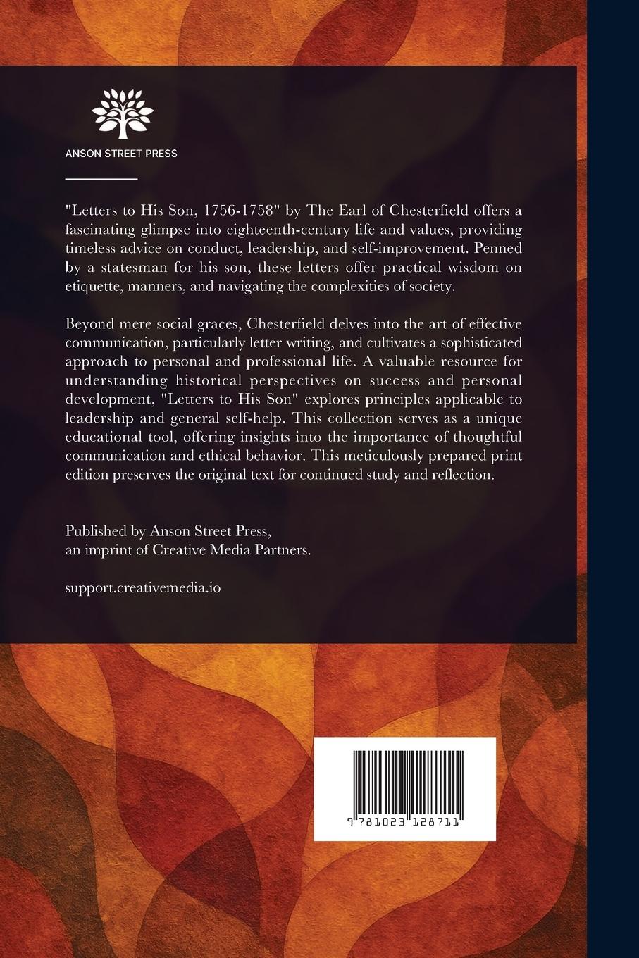 Rückseitencover Letters to His Son, 1756-58