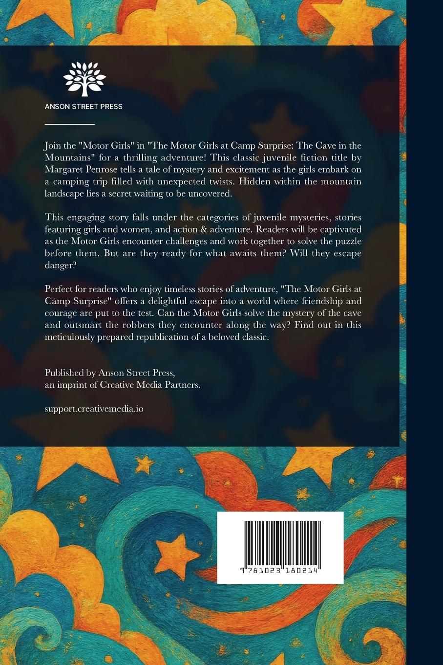 Rückseitencover The Motor Girls at Camp Surprise; Or, The Cave in the Mountains