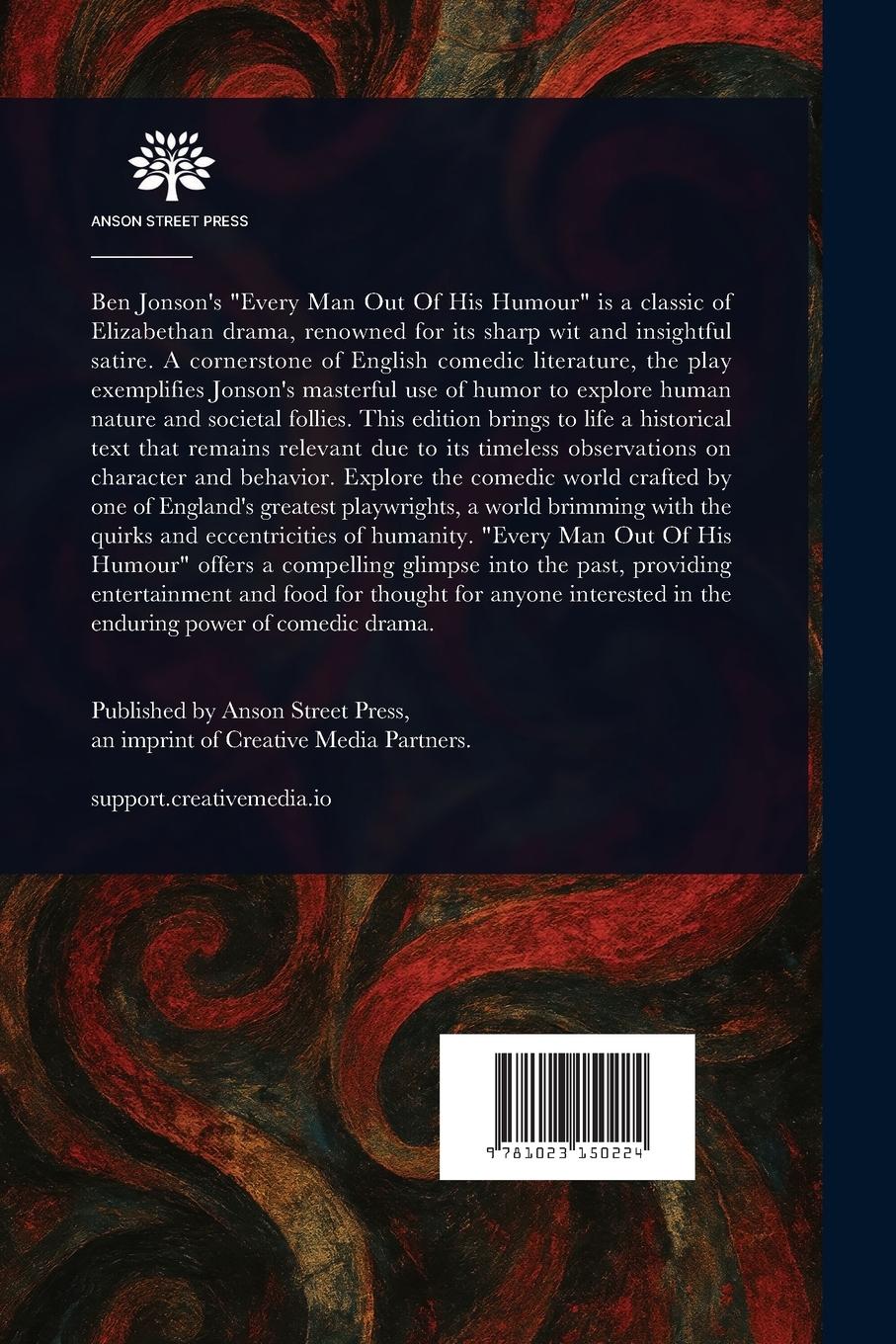 Rückseitencover Every Man out of His Humour