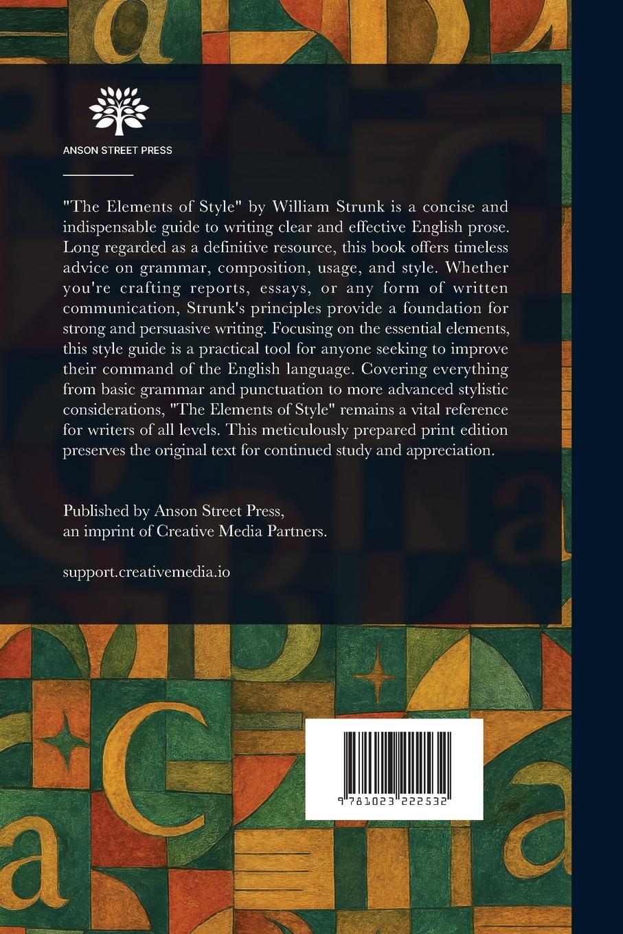 Rückseitencover The Elements of Style