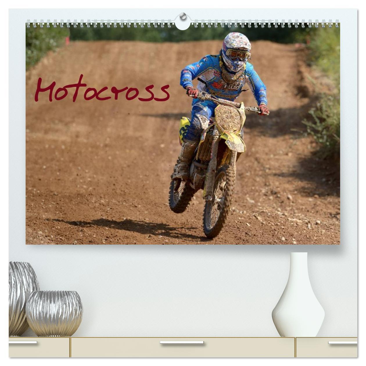 Vorderes Coverbild Motocross - Terminplaner (hochwertiger Premium Wandkalender 2026 DIN A2 quer), Kunstdruck in Hochglanz