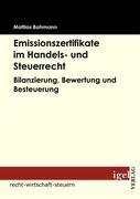 Vorderes Coverbild Emissionszertifikate im Handels- und Steuerrecht