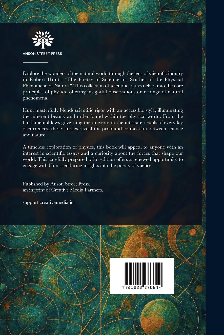 Rückseitencover The Poetry of Science; or, Studies of the Physical Phenomena of Nature