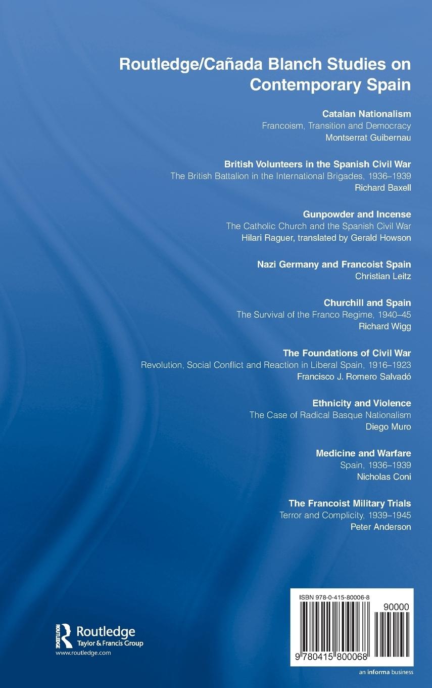 Rückseitencover The Francoist Military Trials