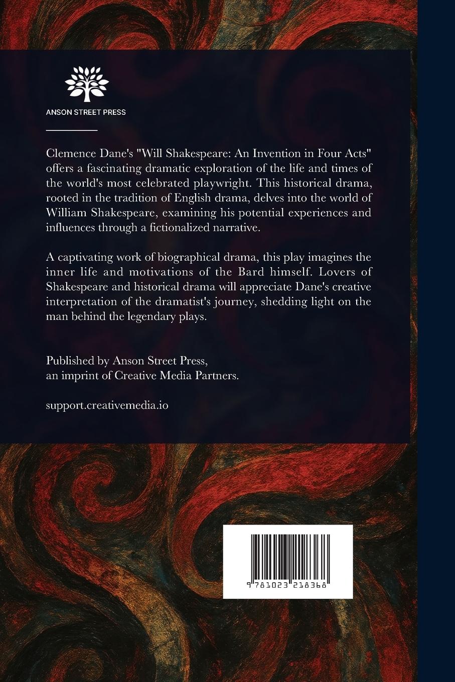 Rückseitencover Will Shakespeare