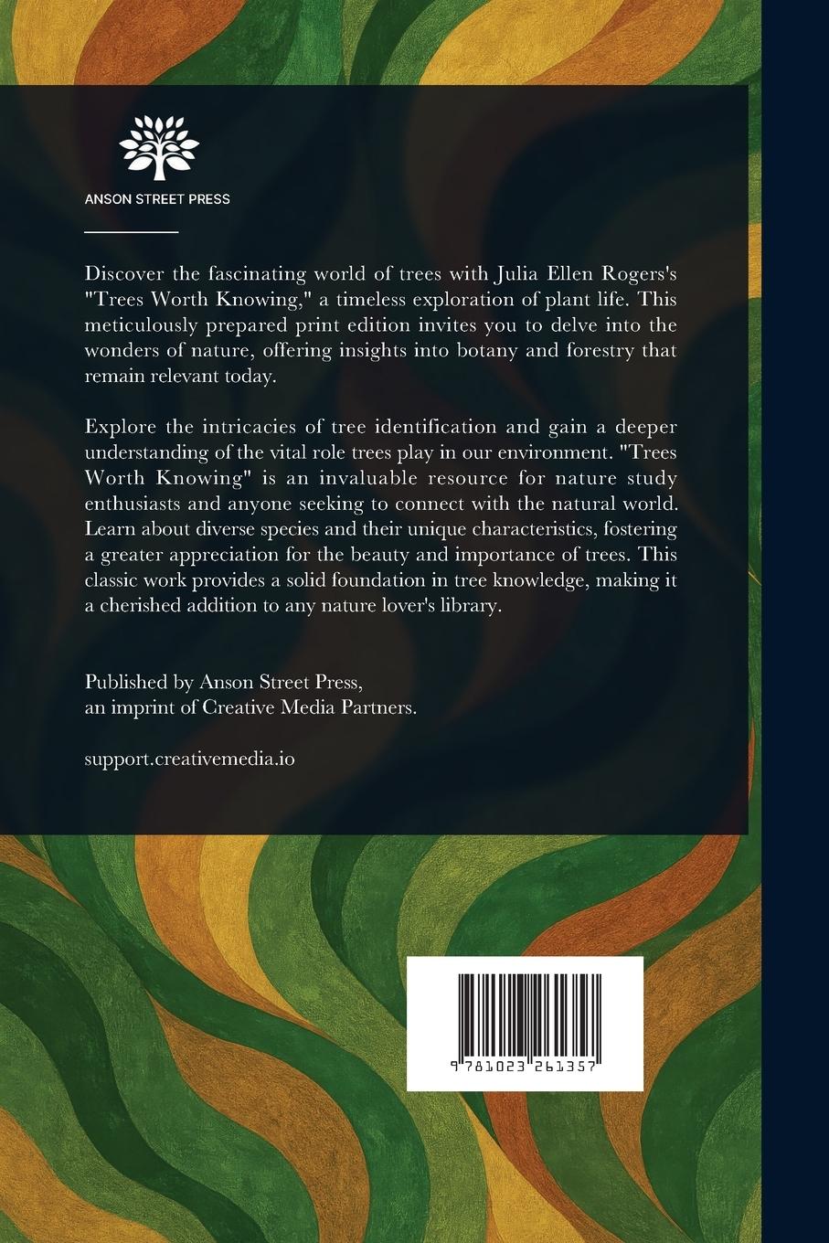 Rückseitencover Trees Worth Knowing