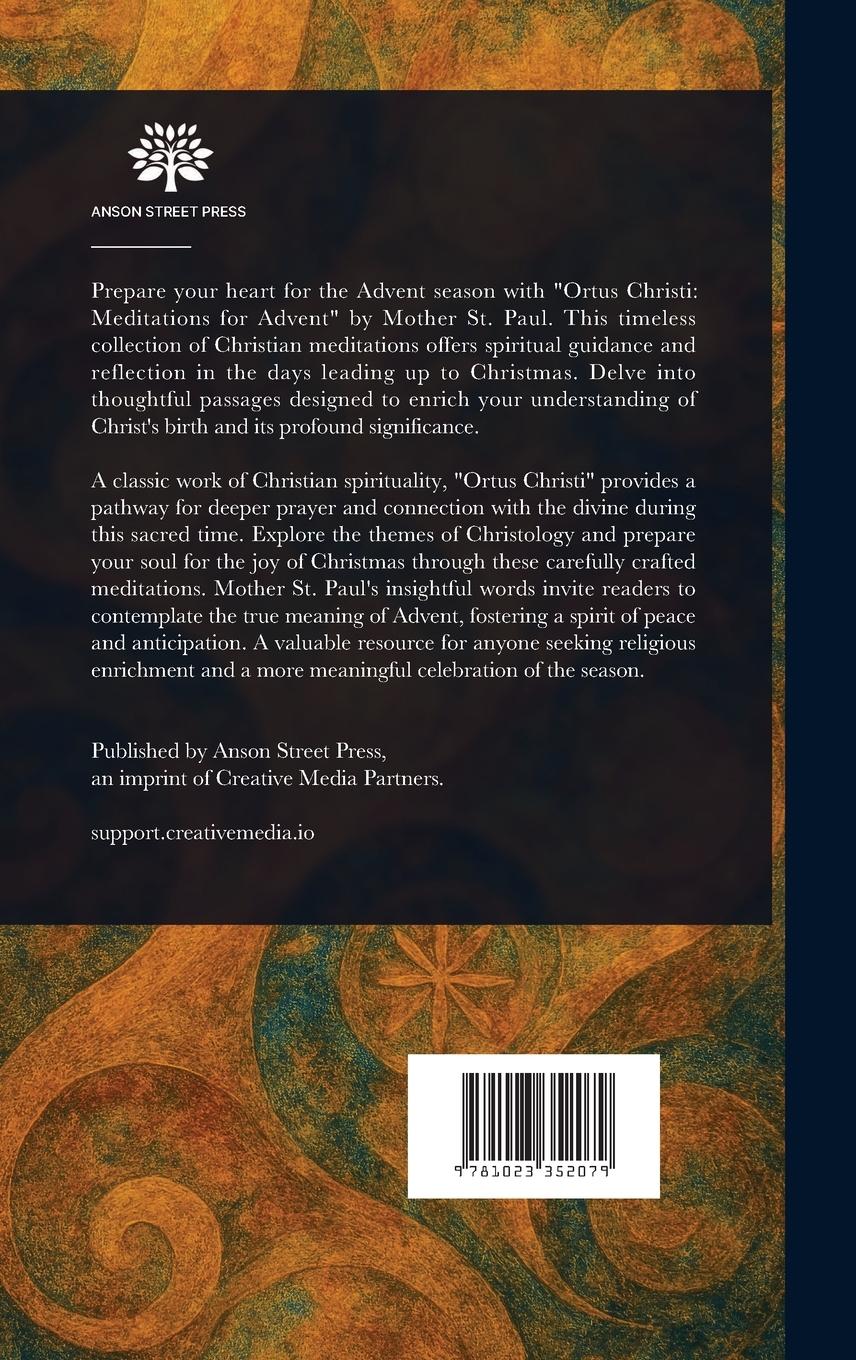 Rückseitencover Ortus Christi