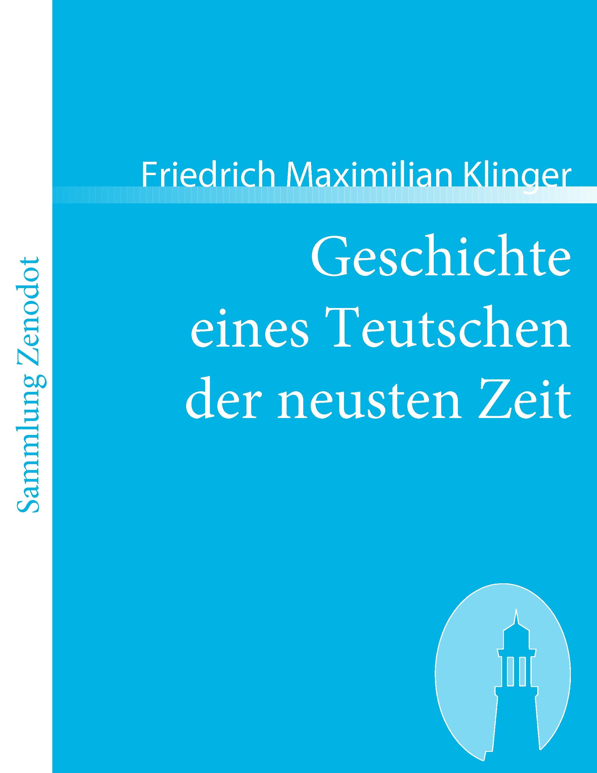 Vorderes Coverbild Geschichte eines Teutschen der neusten Zeit