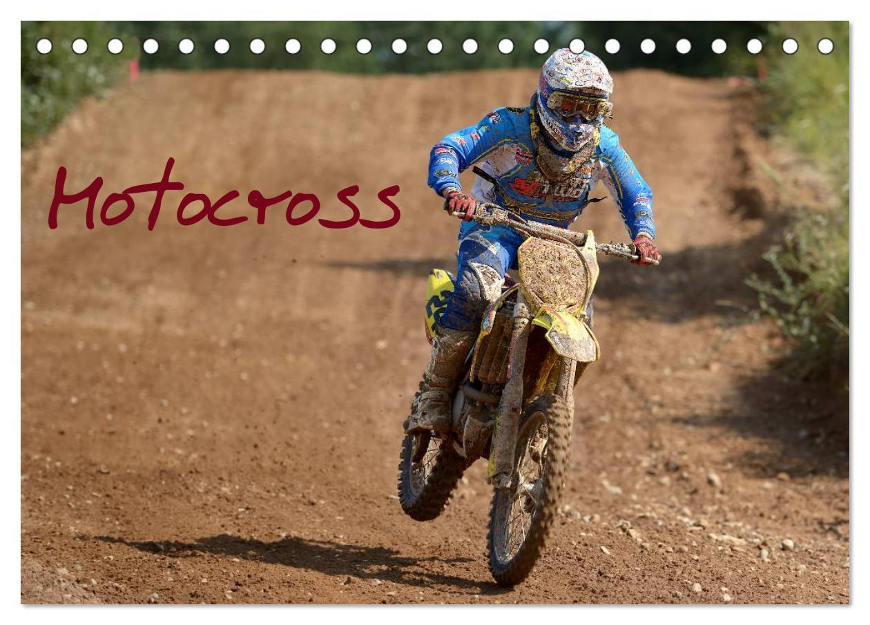 Vorderes Coverbild Motocross - Terminplaner (Tischkalender 2026 DIN A5 quer), CALVENDO Monatskalender