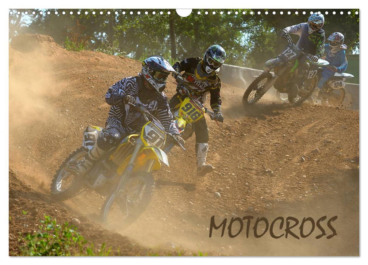 Vorderes Coverbild Motocross (Wandkalender 2026 DIN A3 quer), CALVENDO Monatskalender