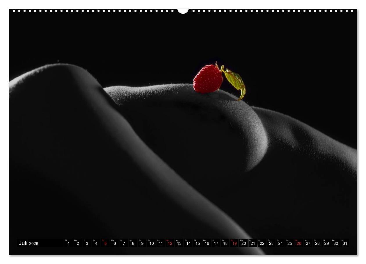 Beispielinhalt (Bild) Fruit Nudes 2026 (hochwertiger Premium Wandkalender 2026 DIN A2 quer), Kunstdruck in Hochglanz