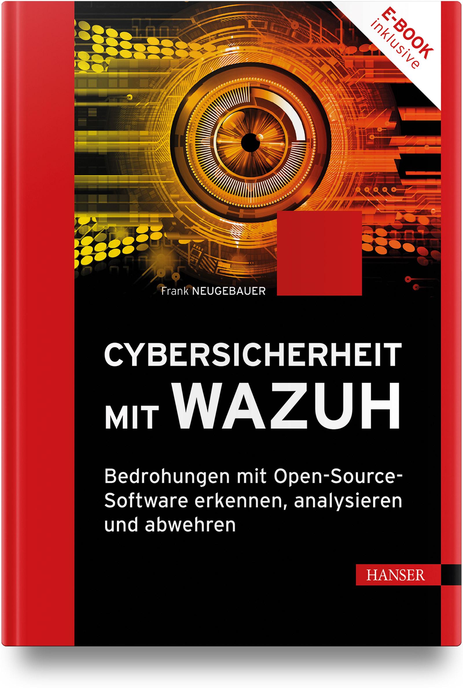 Vorderes Coverbild Cybersicherheit mit Wazuh