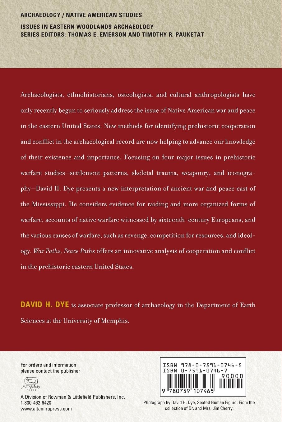 Rückseitencover War Paths, Peace Paths