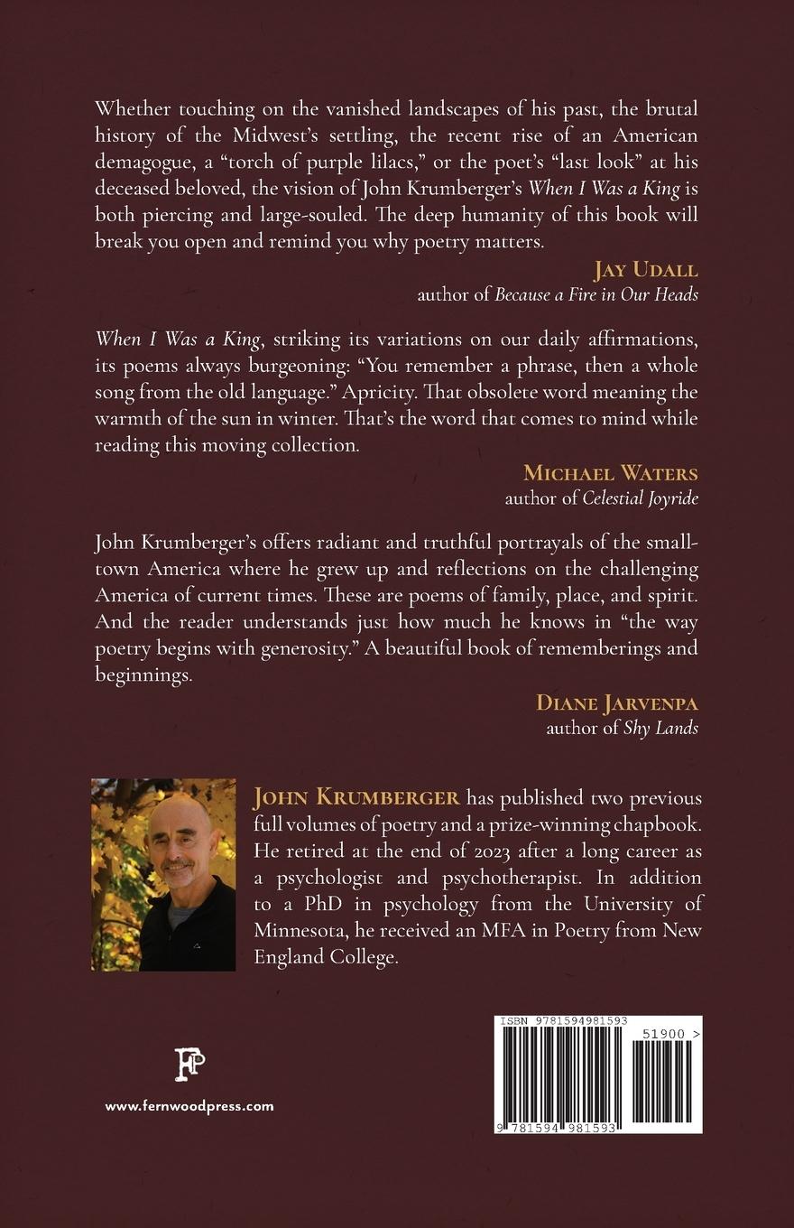 Rückseitencover When I Was a King