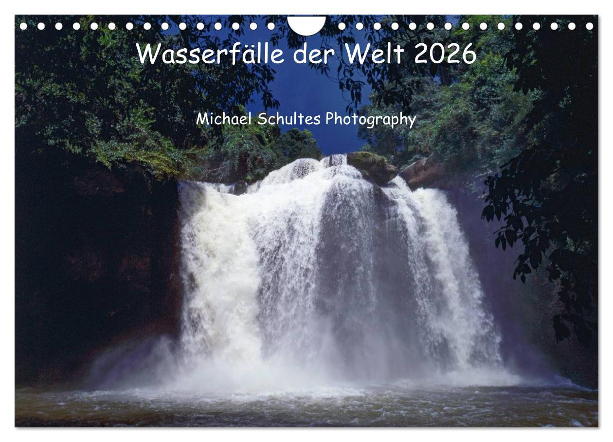 Vorderes Coverbild Wasserfälle der Welt 2026 (Wandkalender 2026 DIN A4 quer), CALVENDO Monatskalender