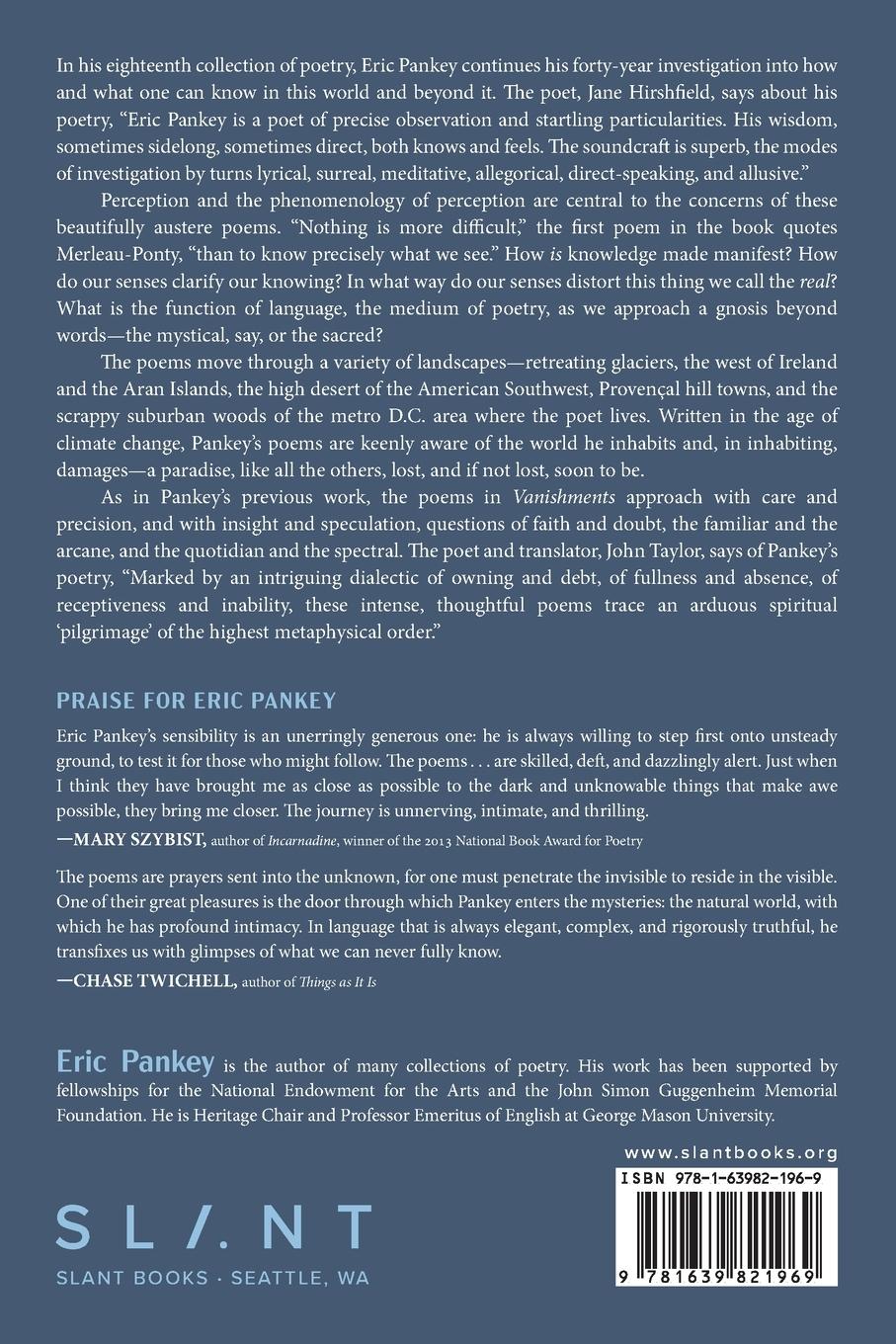 Rückseitencover Vanishments