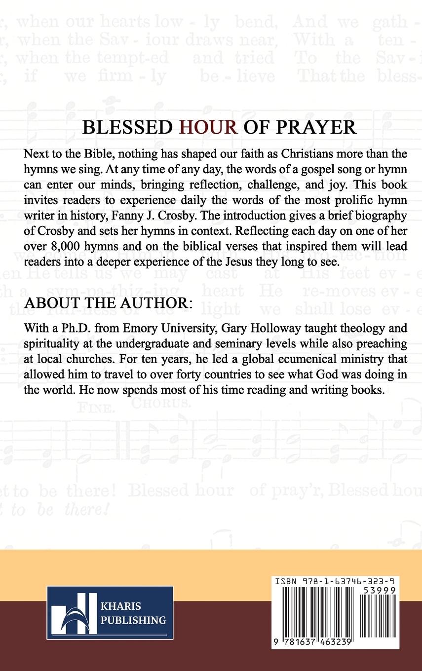 Rückseitencover BLESSED HOUR OF PRAYER