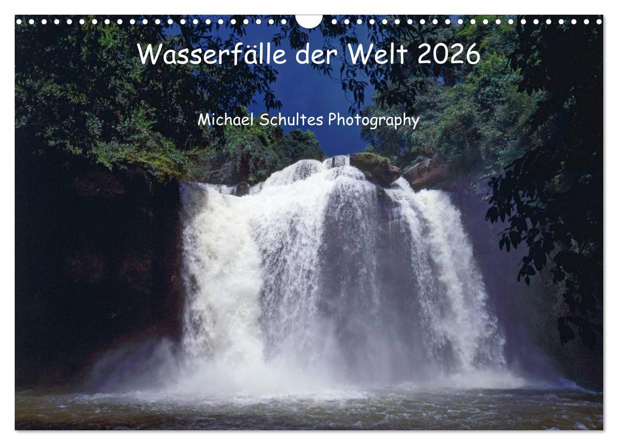Vorderes Coverbild Wasserfälle der Welt 2026 (Wandkalender 2026 DIN A3 quer), CALVENDO Monatskalender