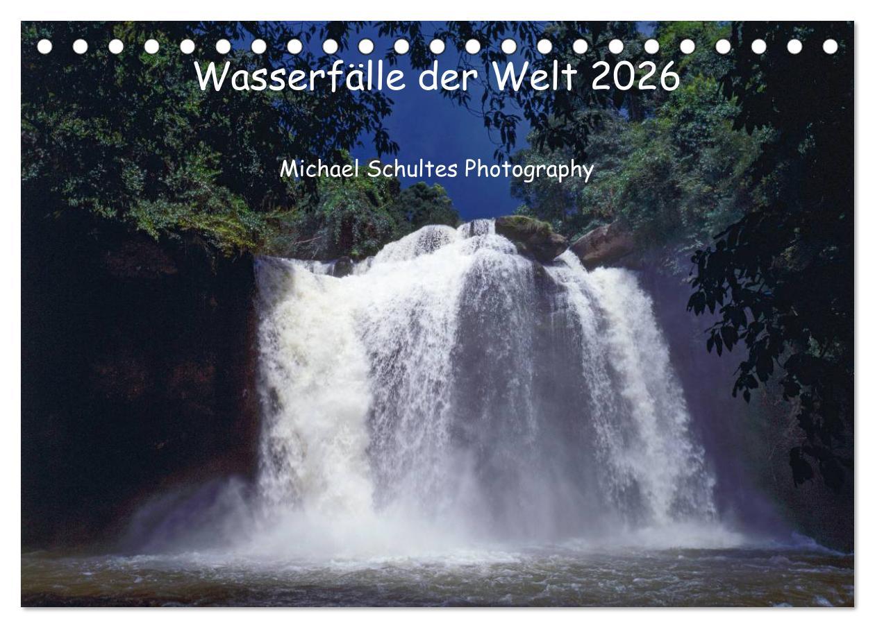 Vorderes Coverbild Wasserfälle der Welt 2026 (Tischkalender 2026 DIN A5 quer), CALVENDO Monatskalender