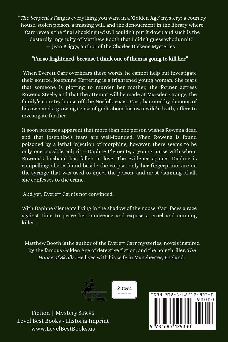 Rückseitencover The Serpent's Fang