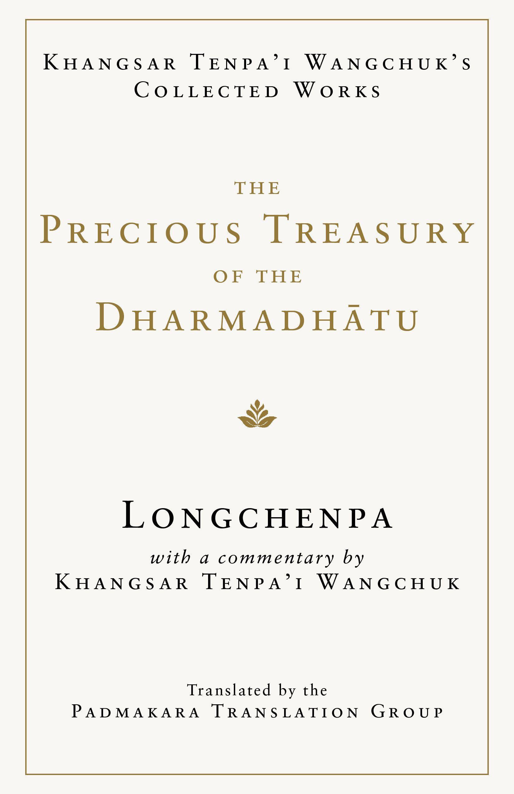Vorderes Coverbild The Precious Treasury of the Dharmadhatu