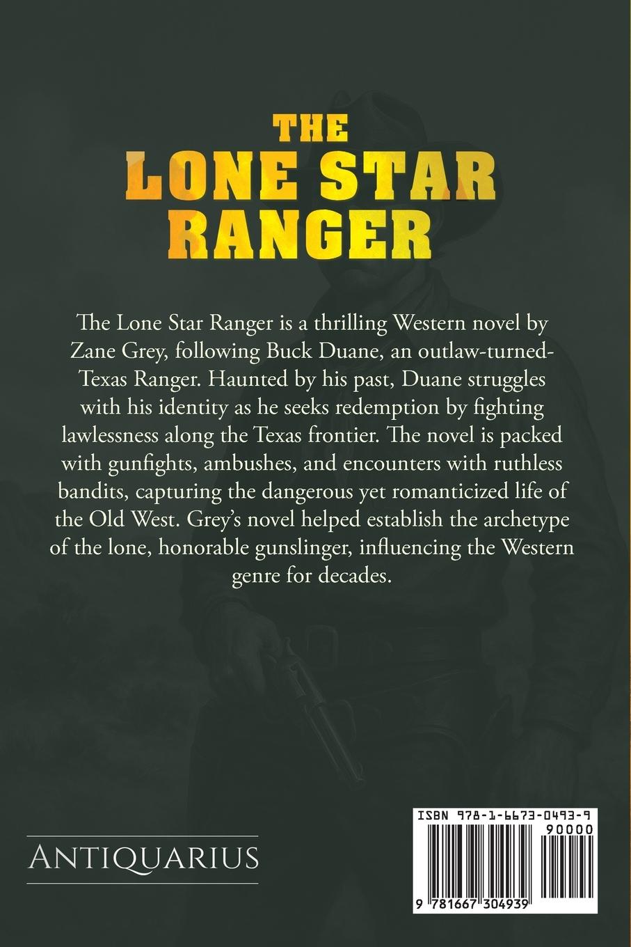 Rückseitencover The Lone Star Ranger