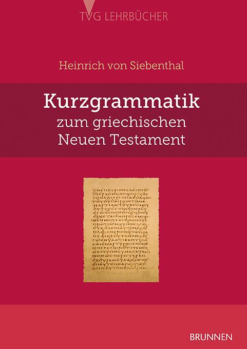 Vorderes Coverbild Kurzgrammatik zum griechischen Neuen Testament