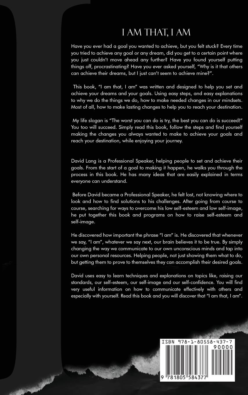 Rückseitencover I AM THAT, I AM